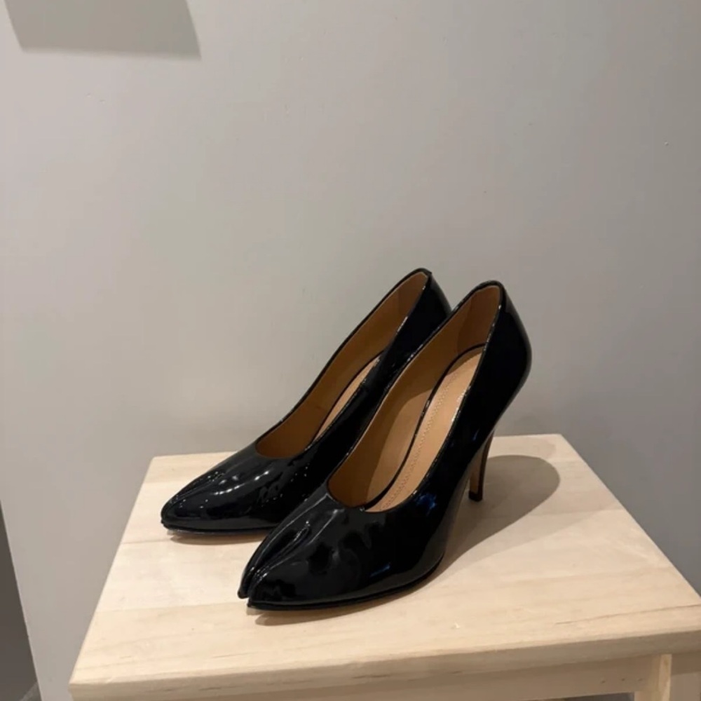Maison Martin Margiela Patent Black Heels